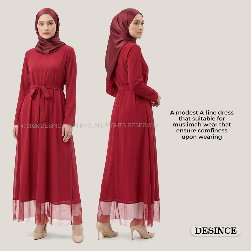 WW 011 MUSLIMAH ELEGANT DRESS– Desince