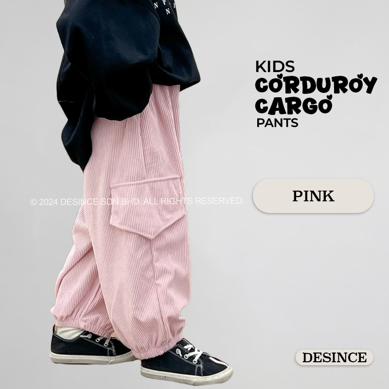 【NONCODE】Celon corduroy cargo pants KP 064 KIDS CORDUROY CARGO PANTS– Desince