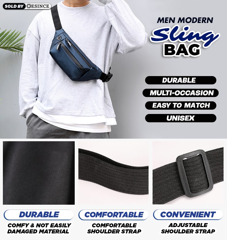 🇲🇾 DESINCE Men Sling Bag Small Bag Carry Bag Shoulder Bag Beg Lelaki C –  Desince