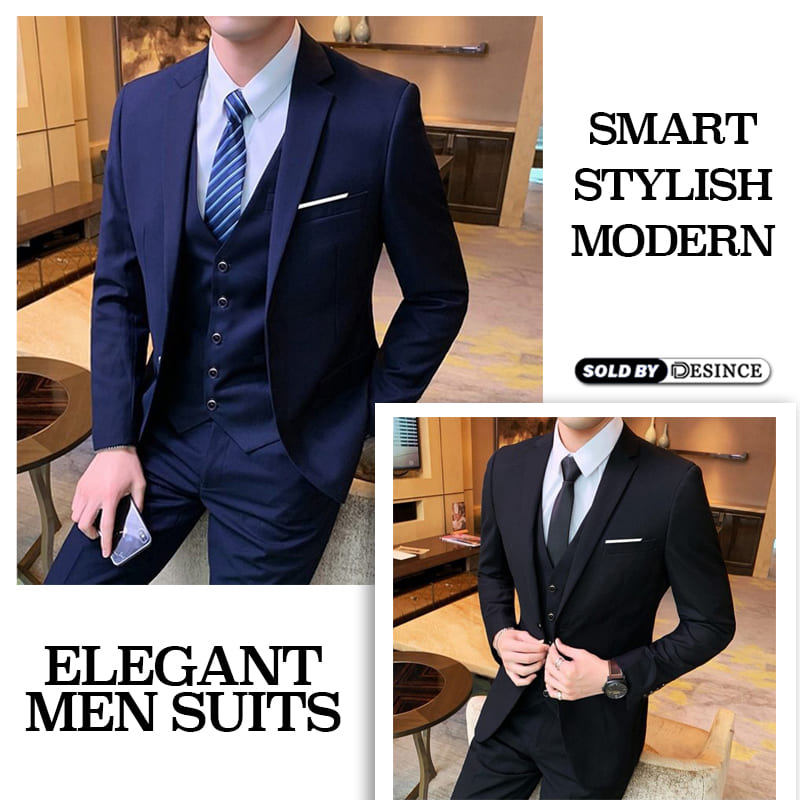 SHENG YUAN Business Suits Jacket Coat Blazer Trousers Waistcoat