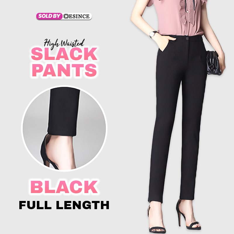 Sasa Premium Long Pants Women High Waist Slack Pants Woman