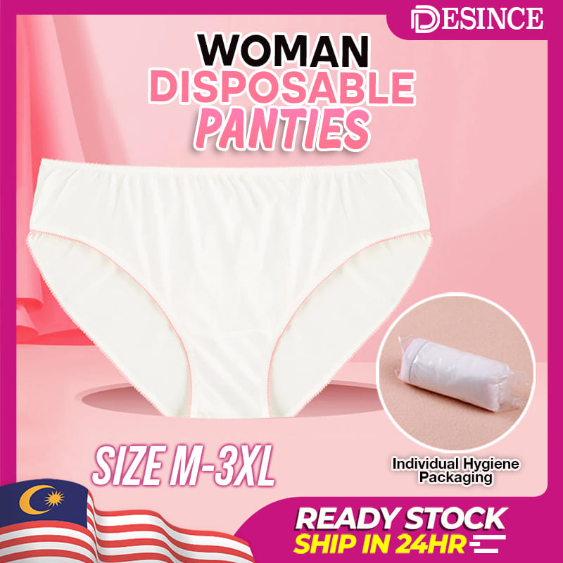 Disposable Panties Cotton 一次性內褲女 Panties Pakai Buang Seluar