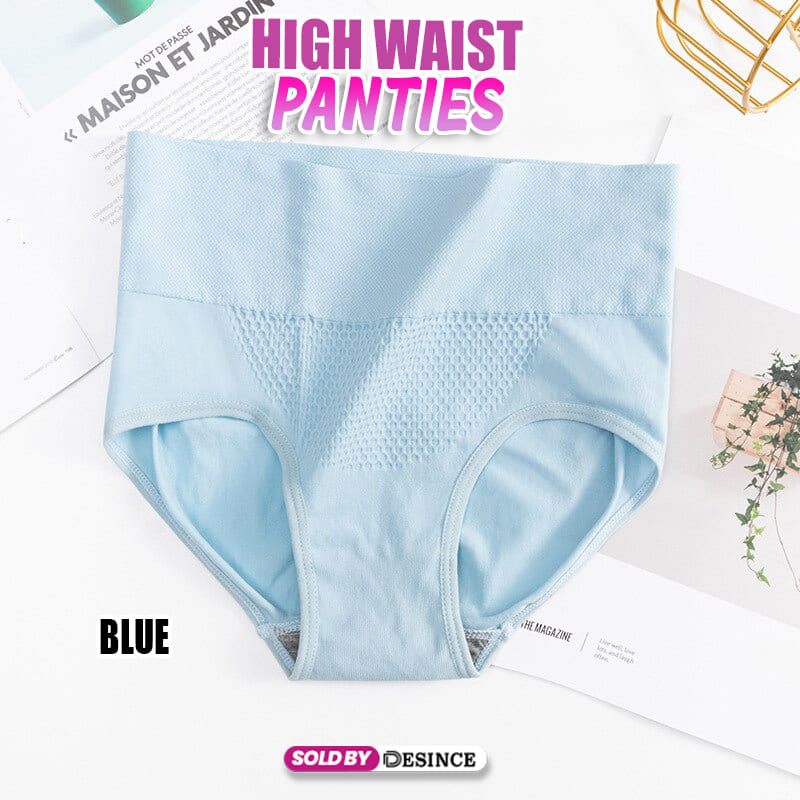 Noreera Slimming 3D Honeycomb High Waist Underwear Panties Seluar